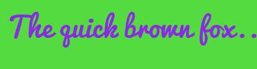 Image with Font Color 8A2BE2 and Background Color 54DB40